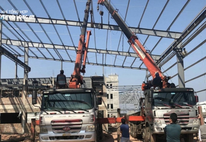 Thi công lắp đặt nhà xưởng, nhà kho, nhà tiền chế